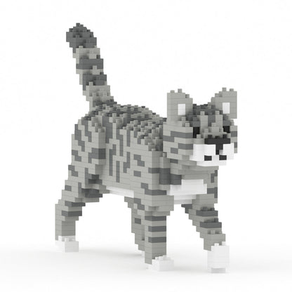 Grey Tabby Cat Mini 01