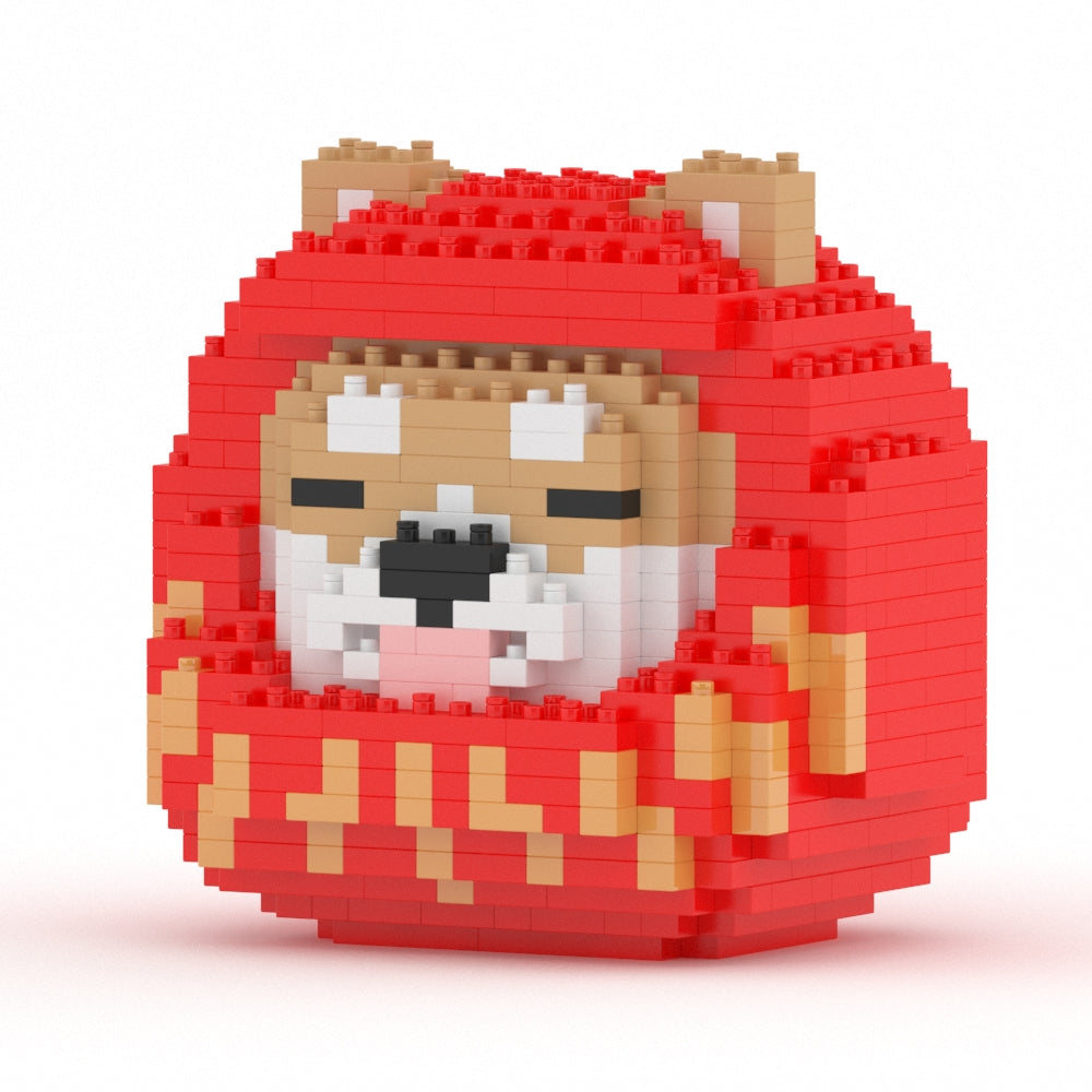 Shiba Daruma Doll Mini 01