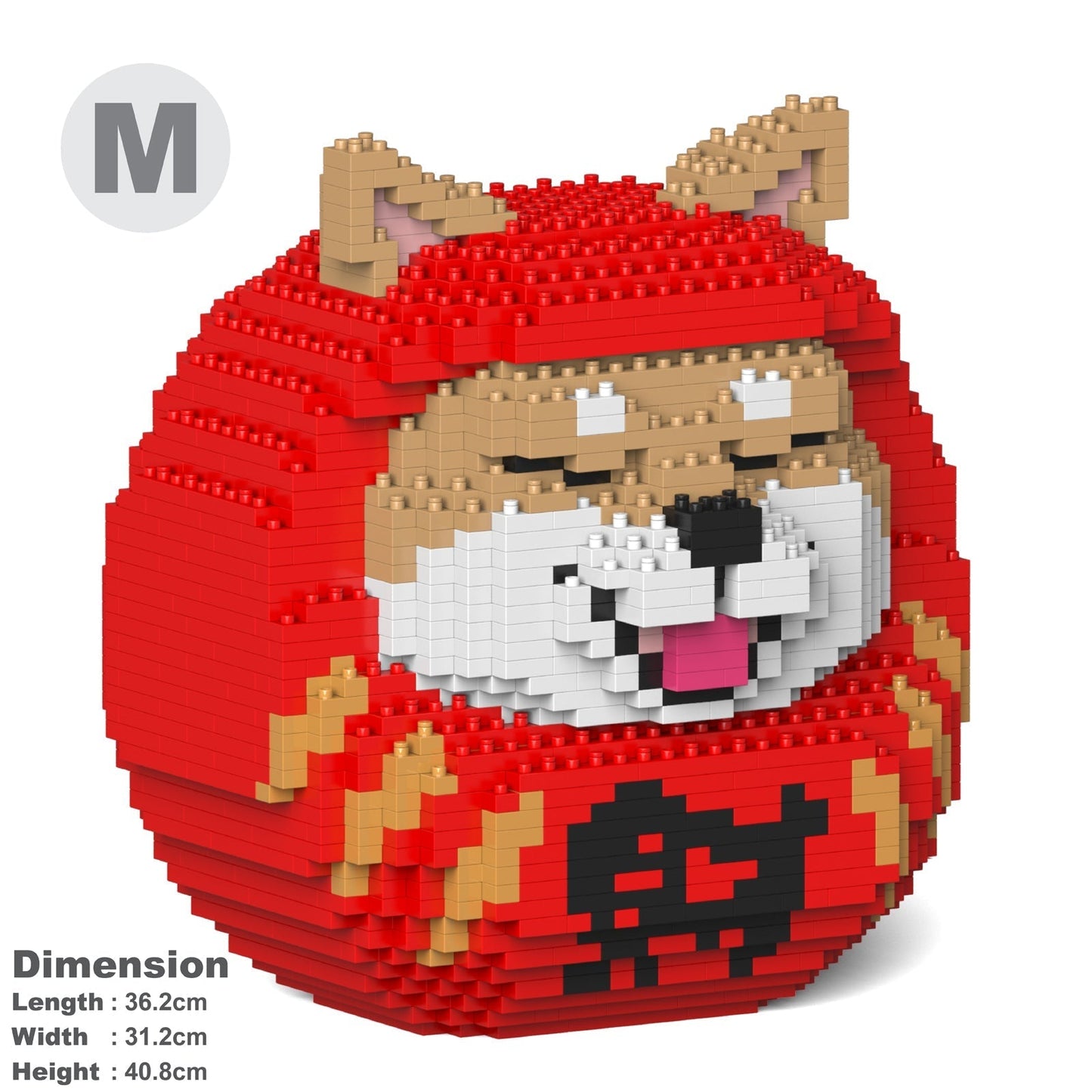 Shiba Daruma Doll 01-M01