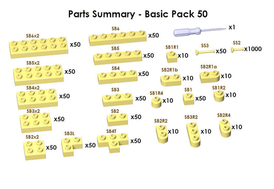 Sculptor Basic Pack 50 - Light Yellow#600