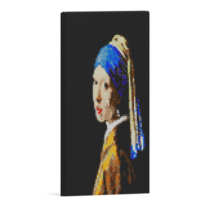 Girl with a Pearl Earring Brick Painting 01S